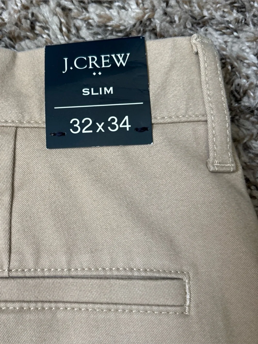 J. Crew Tan Khaki Cotton-Blend Pants